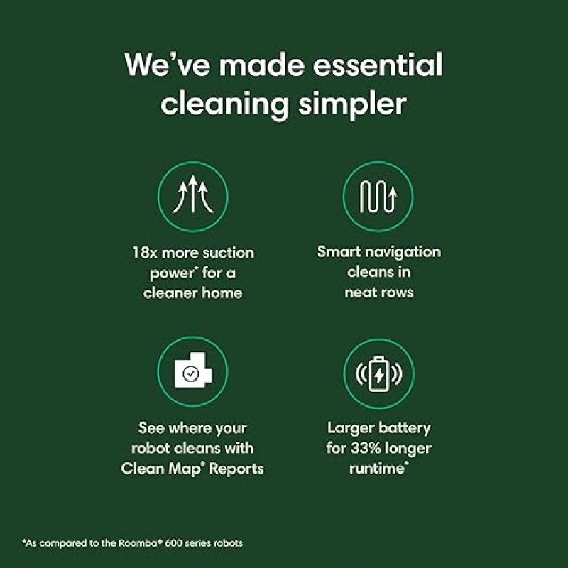 IROBOT ROOMBA Q0120 ROBOT VACUUM POWER-LIFTING SUCTION, MULTI-SURFACE, SMART MAPPING, ALEXA
