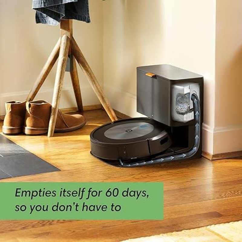 IROBOT ROOMBA J7 SELF-EMPTYING ROBOT VACUUM WITH PRECISIONVISION, SMART MAPPING, 60-DAY BIN