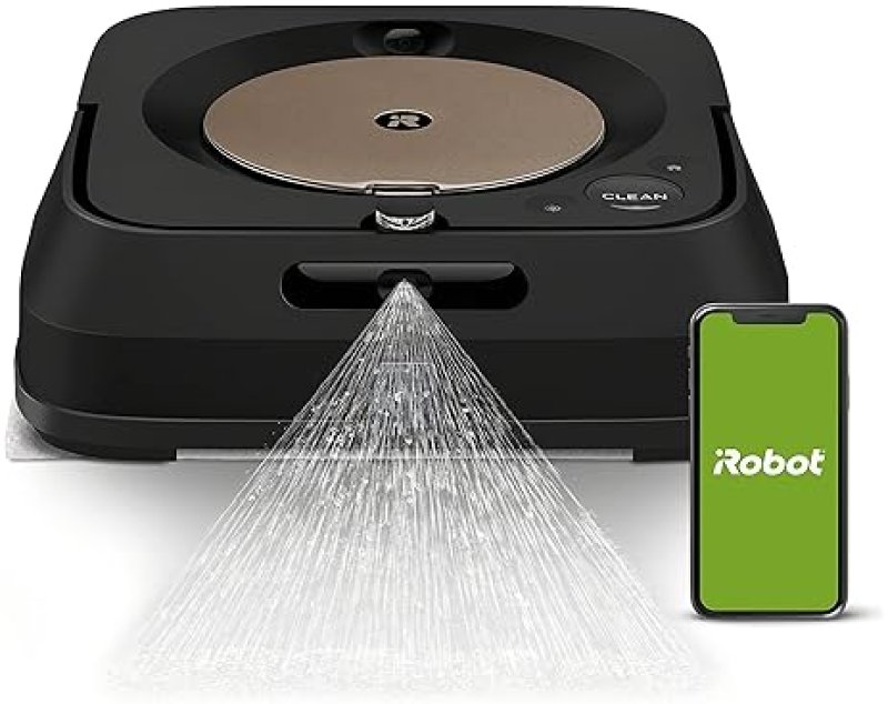 IROBOT BRAAVA JET M6 ROBOT MOP, WI-FI, SMART MAPPING, PRECISION SPRAY, ALEXA, MULTI-ROOM, BLACK