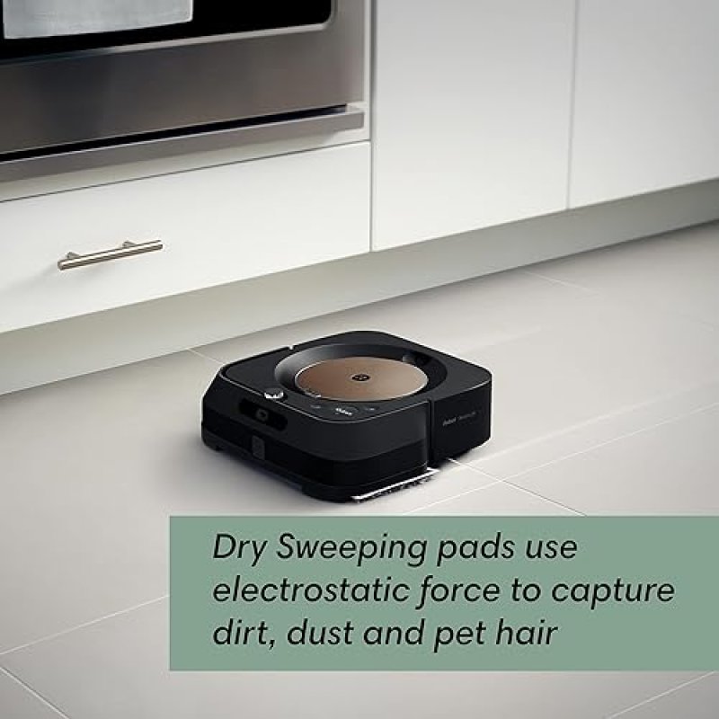 IROBOT BRAAVA JET M6 ROBOT MOP, WI-FI, SMART MAPPING, PRECISION SPRAY, ALEXA, MULTI-ROOM, BLACK