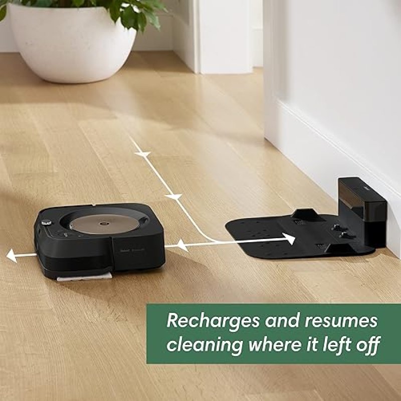 IROBOT BRAAVA JET M6 ROBOT MOP, WI-FI, SMART MAPPING, PRECISION SPRAY, ALEXA, MULTI-ROOM, BLACK