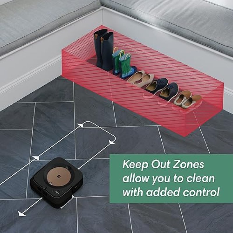 IROBOT BRAAVA JET M6 ROBOT MOP, WI-FI, SMART MAPPING, PRECISION SPRAY, ALEXA, MULTI-ROOM, BLACK