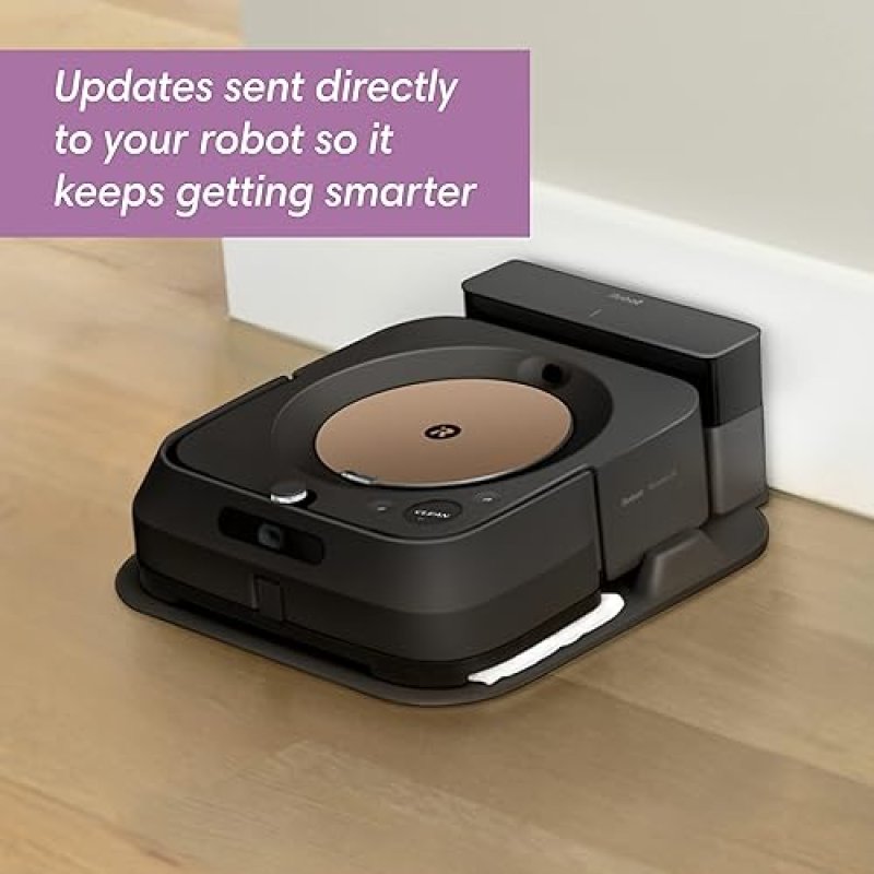 IROBOT BRAAVA JET M6 ROBOT MOP, WI-FI, SMART MAPPING, PRECISION SPRAY, ALEXA, MULTI-ROOM, BLACK