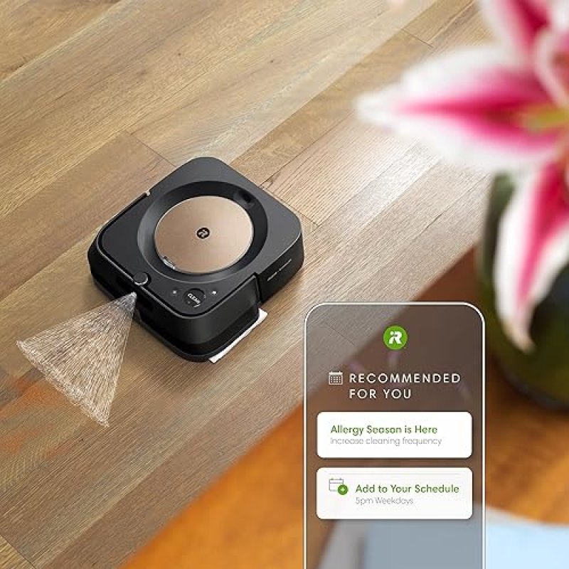 IROBOT BRAAVA JET M6 ROBOT MOP, WI-FI, SMART MAPPING, PRECISION SPRAY, ALEXA, MULTI-ROOM, BLACK
