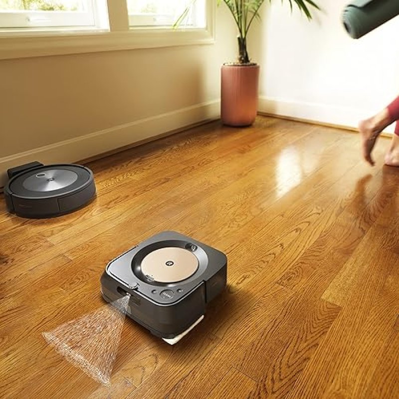 IROBOT BRAAVA JET M6 ROBOT MOP, WI-FI, SMART MAPPING, PRECISION SPRAY, ALEXA, MULTI-ROOM, BLACK