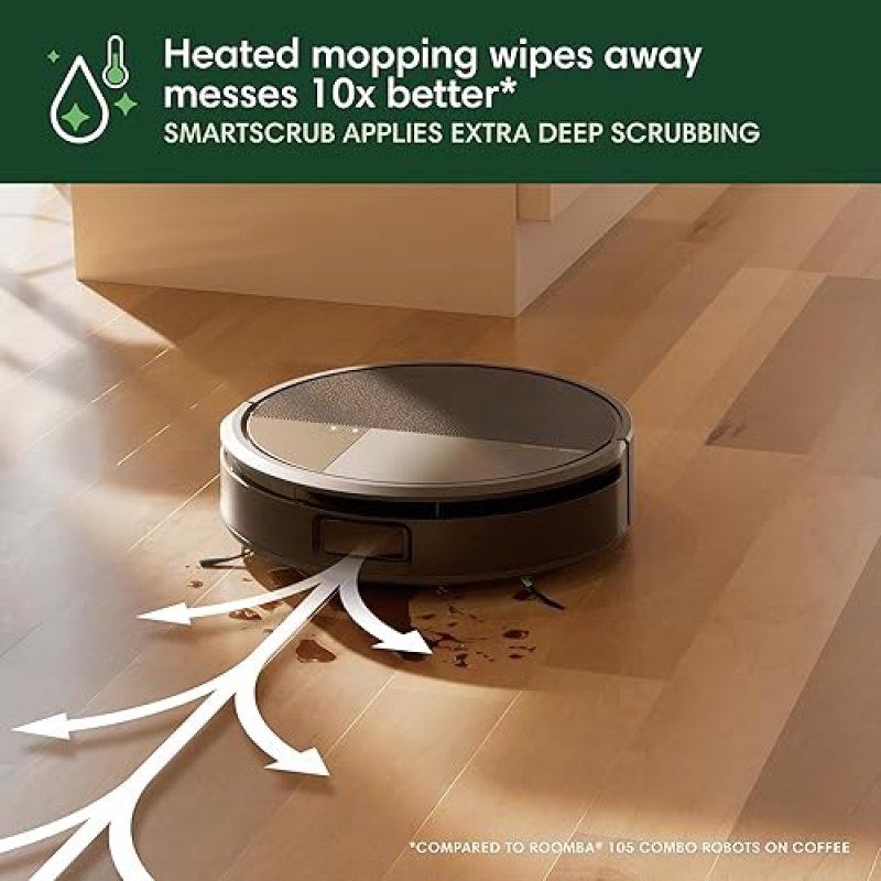 IROBOT ROOMBA MAX 705 COMBO ROBOT VACUUM MOP WITH AUTOWASH DOCK, SELF-EMPTY, LIDAR, DUAL BRUSHES