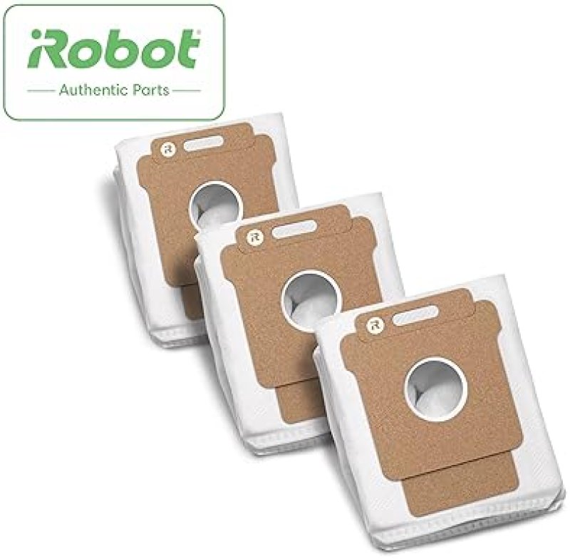 IROBOT ROOMBA REPLACEMENT DIRT DISPOSAL BAGS 3-PACK FOR AUTOEMPTY AUTOWASH DOCKS, COMPATIBLE MODELS