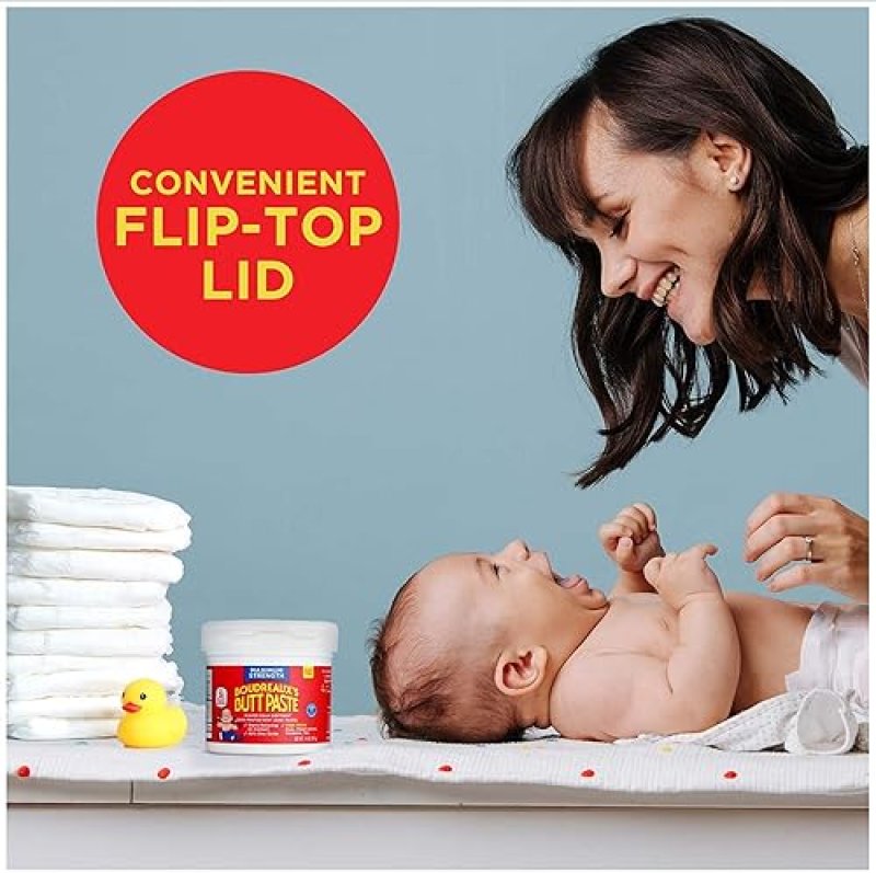 BOUDREAUXS BUTT PASTE DIAPER RASH OINTMENT SET - 4OZ BARRIER 14OZ MAX STRENGTH CREAM
