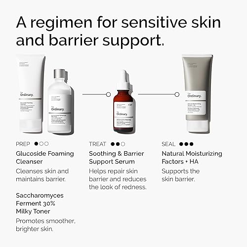 THE ORDINARY SOOTHING BARRIER SUPPORT SERUM FOR REDNESS, HYDRATION SKIN BARRIER RECOVERY