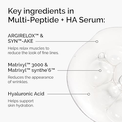 THE ORDINARY MULTI-PEPTIDE HYALURONIC ACID SERUM, ANTI-AGING FOR CROW S FEET FIRMNESS, 1OZ