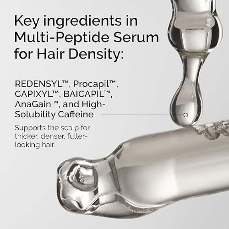 THE ORDINARY MULTI-PEPTIDE HAIR DENSITY SERUM FOR THICKER, FULLER HAIR PEPTIDE FORMULA 60ML