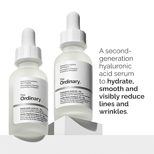 THE ORDINARY BRIGHT HYDRATED DUO PEELING SOLUTION HYALURONIC ACID SET, VEGAN, 1OZ EACH