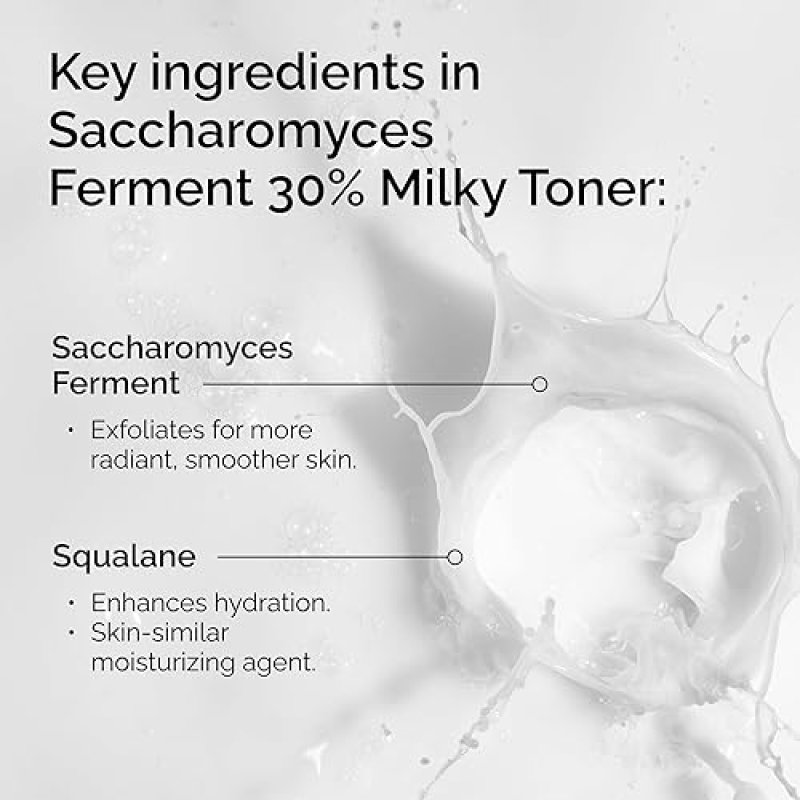 THE ORDINARY SACCHAROMYCES FERMENT 30 EXFOLIATING HYDRATING TONER FOR BRIGHTER SKIN, 3.4OZ