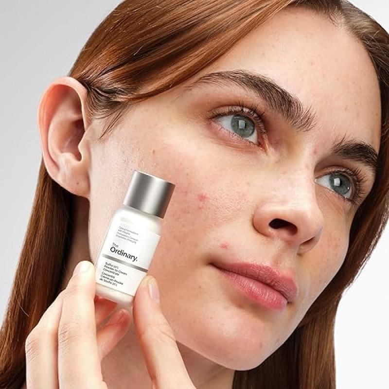 THE ORDINARY SULFUR 10 ACNE SPOT TREATMENT, REDUCES PIMPLES REDNESS, 0.18 OZ POWDER-TO-CREAM