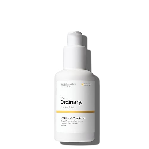 THE ORDINARY SPF 45 FACE SUNSCREEN SERUM, LIGHTWEIGHT HYDRATING UV FILTER, NON-COMEDOGENIC, 2OZ