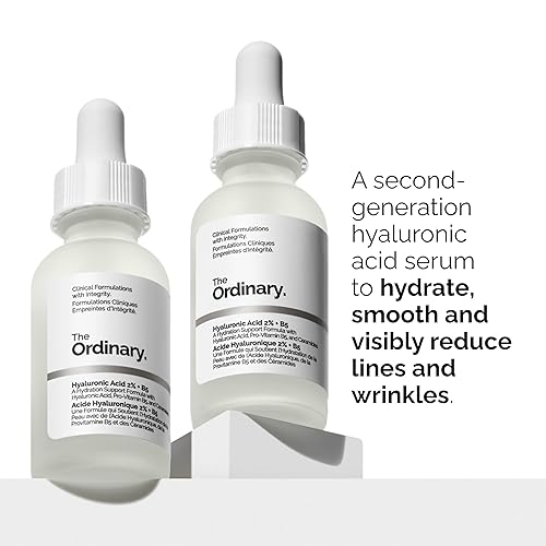 THE ORDINARY SKIN CARE SET HYALURONIC ACID, NIACINAMIDE ZINC, ROSE HIP OIL FOR BRIGHT, SMOOTH SKIN