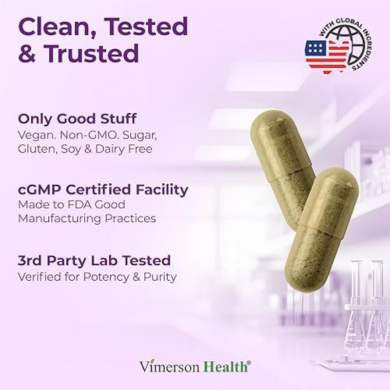 VIMERSON HEALTH JAPANESE KNOTWEED CAPSULES 1000MG RESVERATROL, QUERCETIN, GREEN TEA GRAPE EXTRACT 60 CAPS