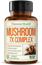 VIMERSON HEALTH 7-IN-1 MUSHROOM SUPPLEMENT WITH LION S MANE, TURKEY TAIL, REISHI, CHAGA FOR ENERGY FOCUS