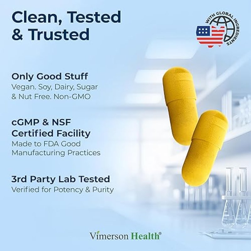 VIMERSON HEALTH VITAMIN B COMPLEX WITH VITAMIN C, FOLIC ACID, BIOTIN B12 FOR ENERGY, MOOD IMMUNE SUPPORT