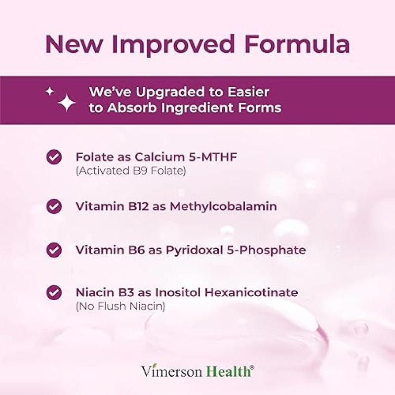 VIMERSON HEALTH WOMENS MULTIVITAMIN CAPSULES METHYLATED, BIOAVAILABLE WITH B12, D, C, ZINC MAGNESIUM, DAILY SUPPORT