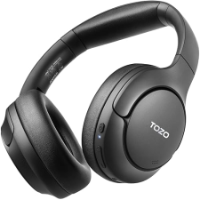 TOZO HT2 WIRELESS BLUETOOTH HEADPHONES, HYBRID ANC, 60H PLAYTIME, HI-RES AUDIO, DEEP BASS, BLACK