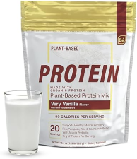 ESSENTIAL ELEMENTS PEA PROTEIN POWDER VERY VANILLA VEGAN, KETO, LOW-CARB, GLUTEN-FREE, 20 SERVINGS