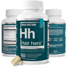 ESSENTIAL ELEMENTS HAIR HERO HAIR VITAMINS FOR MEN 5000 MCG BIOTIN, 60 CAPSULES, 30 SERVINGS