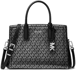 MICHAEL KORS LAILA MEDIUM SATCHEL HANDBAG FOR WOMEN DESIGNER PURSE, SHOULDER BAG, TOTE