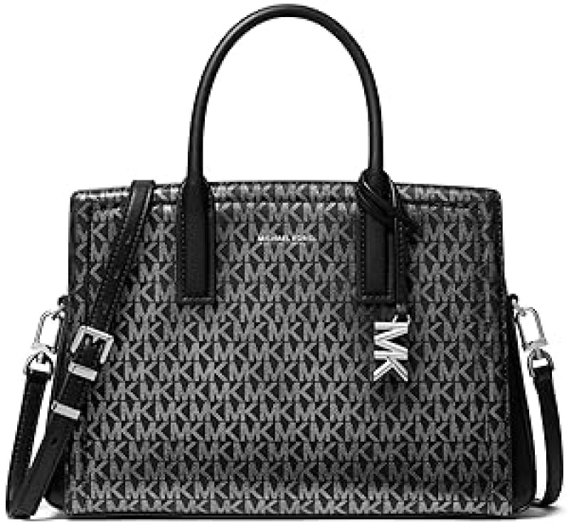 MICHAEL KORS LAILA MEDIUM SATCHEL HANDBAG FOR WOMEN DESIGNER PURSE, SHOULDER BAG, TOTE