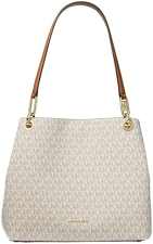 MICHAEL KORS KENSINGTON LARGE SHOULDER TOTE BAG FOR WOMEN DESIGNER HANDBAG PURSE
