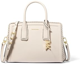 MICHAEL KORS LAILA SMALL SATCHEL HANDBAG FOR WOMEN DESIGNER LEATHER PURSE, SHOULDER BAG