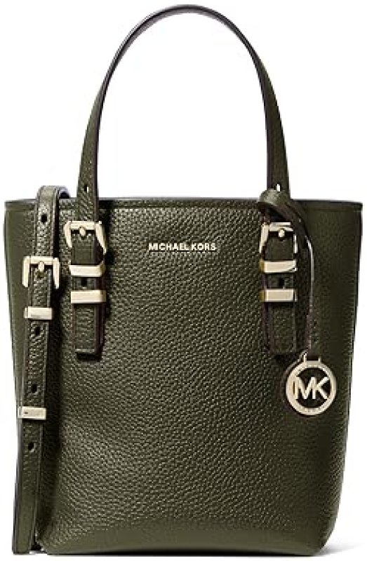 MICHAEL KORS QUINN EXTRA SMALL TOTE CROSSBODY BAG DESIGNER HANDBAG FOR WOMEN, LEATHER PURSE