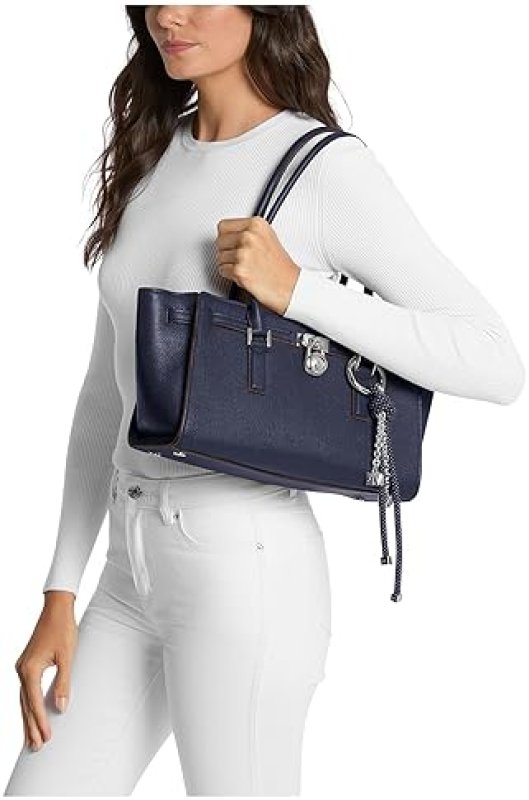 MICHAEL KORS HAMILTON SMALL SHOULDER TOTE BAG DESIGNER LEATHER HANDBAG FOR WOMEN