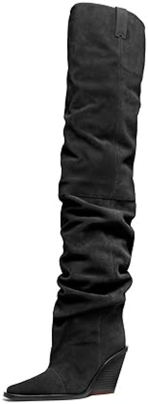 MICHAEL KORS NOEMIE WOMENS OVER-THE-KNEE HEELED BOOTS STYLISH DESIGNER HIGH HEEL FOOTWEAR