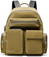 MICHAEL KORS HUDSON CARGO BACKPACK IN PISTACHIO WITH NICKEL-TONE HARDWARE STYLISH DESIGNER BAG
