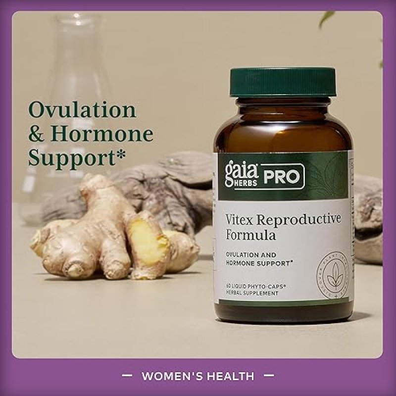 GAIA HERBS PRO VITEX SUPPLEMENT SUPPORTS HEALTHY OVULATION REPRODUCTIVE HEALTH 60 CAPSULES