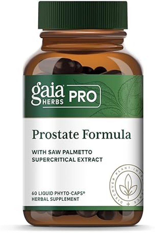 GAIA HERBS PRO PROSTATE FORMULA PROSTATE HEALTH SUPPLEMENT WITH GREEN TEA, POMEGRANATE NETTLE, 60 CA
