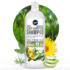 PURIYA TEA TREE CLARIFYING SHAMPOO FOR DRY, ITCHY SCALP RELIEF, SULFATE-FREE, 16 OZ