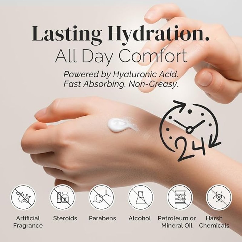 PURIYA ECZEMA CREAM 2OZ NEA ACCEPTED, COLLOIDAL OATMEAL, FRAGRANCE-FREE, ITCHY DRY SKIN RELIEF