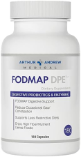 ARTHUR ANDREW MEDICAL FODMAP DPE DIGESTIVE PROBIOTICS ENZYMES FOR FODMAP INTOLERANCE RELIEF, VEGAN, 180 CAPS