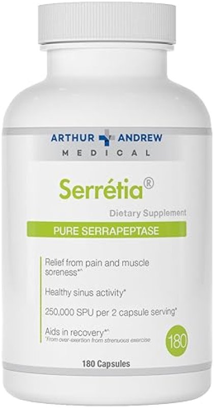 ARTHUR ANDREW MEDICAL MUSCLE SINUS SUPPORT, 180 CAPSULES