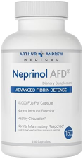 ARTHUR ANDREW NEPRINOL AFD MULTI ENZYME SUPPLEMENT WITH SERRAPEPTASE NATTOKINASE, 150 CAPSULES,