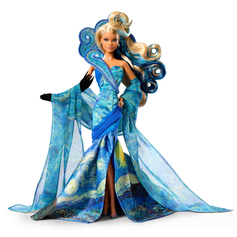 MATTEL BARBIE X MOMA VINCENT VAN GOGH DOLL