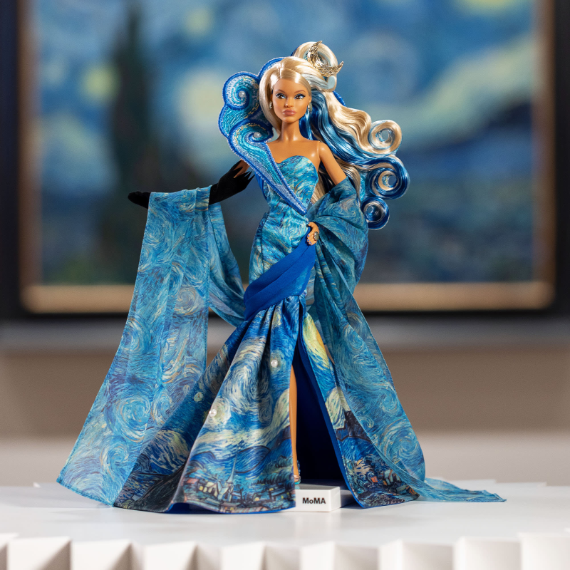 MATTEL BARBIE X MOMA VINCENT VAN GOGH DOLL
