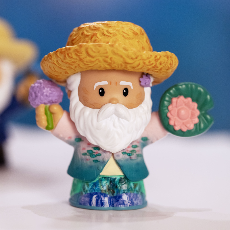 MATTEL LITTLE PEOPLE COLLECTOR X MOMA CLAUDE MONET FIGURE SET