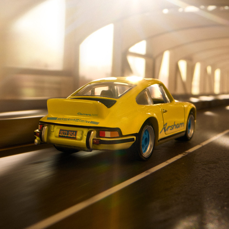 MATTEL HOT WHEELS X DANIEL ARSHAM 1973 PORSCHE 911 RSA COLLECTIBLE DIECAST