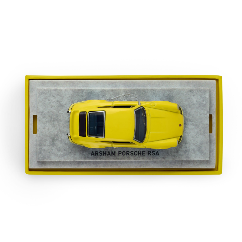 MATTEL HOT WHEELS X DANIEL ARSHAM 1973 PORSCHE 911 RSA COLLECTIBLE DIECAST