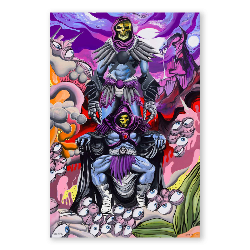 MATTEL GIANNI LEE X SKELETOR ARTIST PRINT