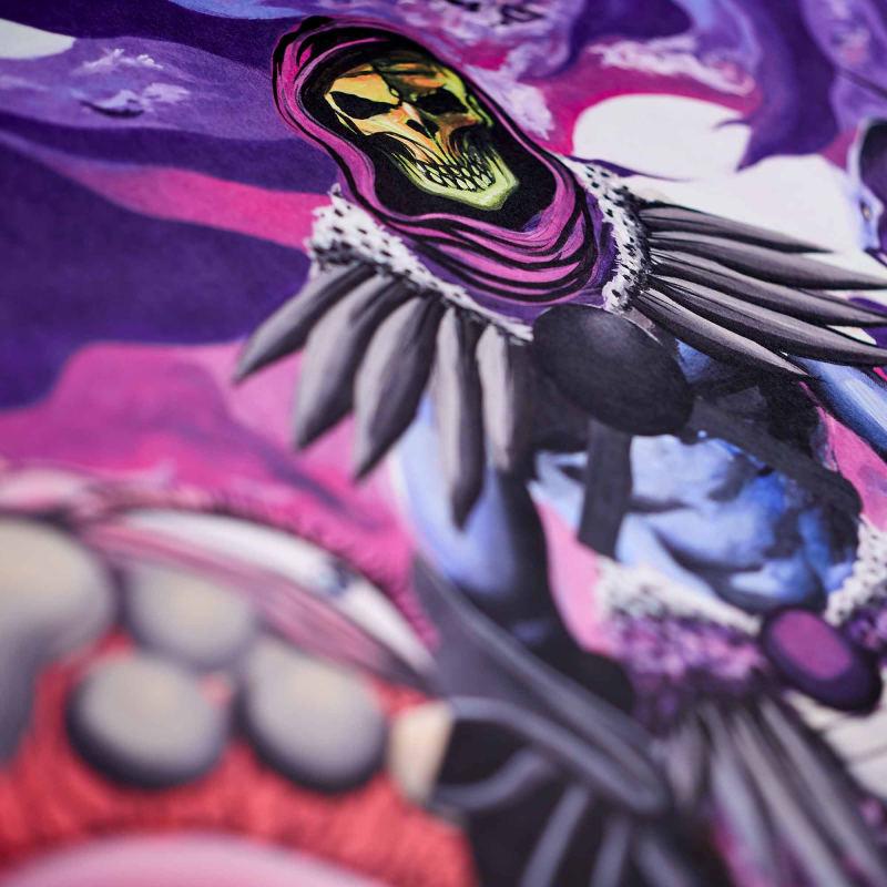 MATTEL GIANNI LEE X SKELETOR ARTIST PRINT