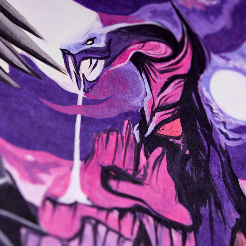 MATTEL GIANNI LEE X SKELETOR ARTIST PRINT